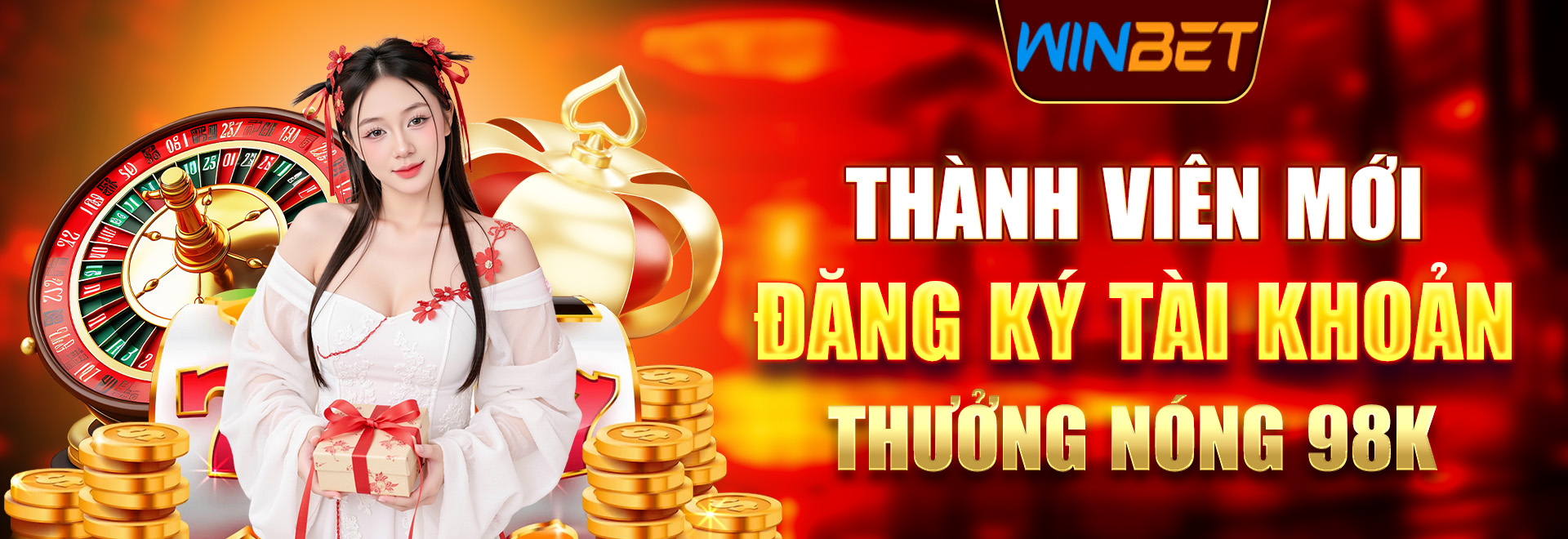 Winbet thưởng thành viên đăng ký mới 98k